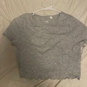 PacSun Gray Crop Top